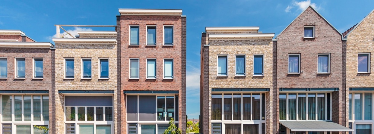 Nieuwbouw eigentijdse woningen in Nederland